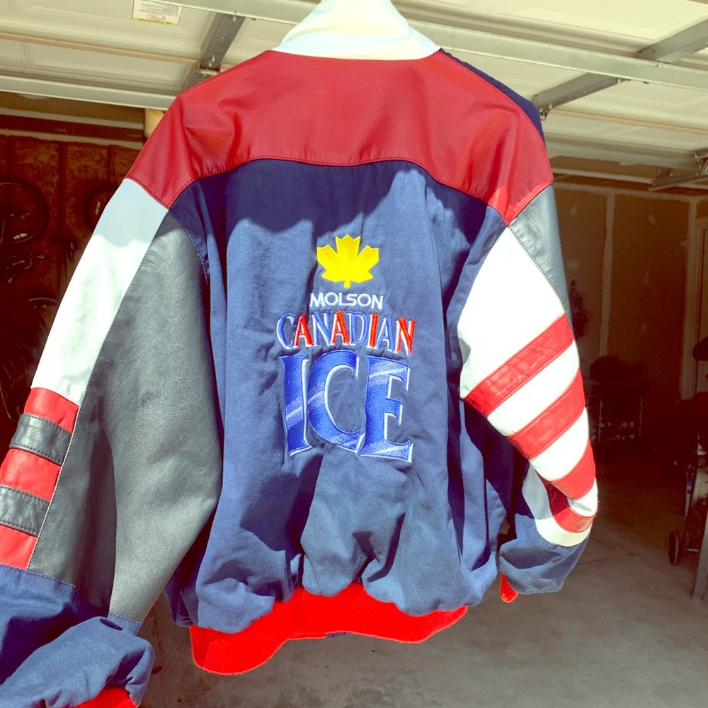 Vintage Leather Molsen Beer Jacket